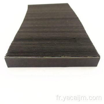 Couvertures plates à accordéon en nylon flexible de haute qualité de haute qualité pour la machine CNC